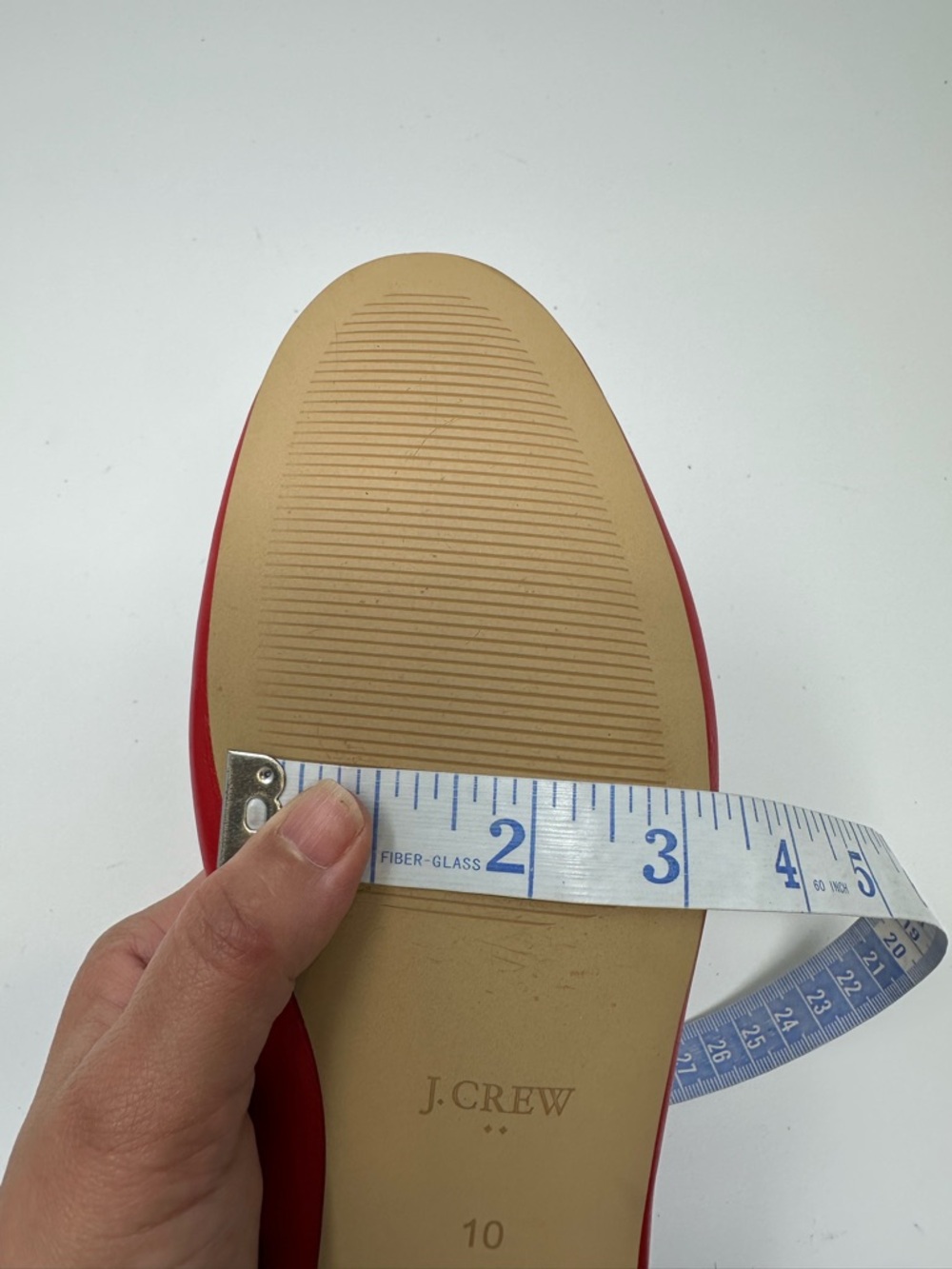 New J.Crew Andi Ballet Flats In Leather Women's 10 - Picture 12 of 13